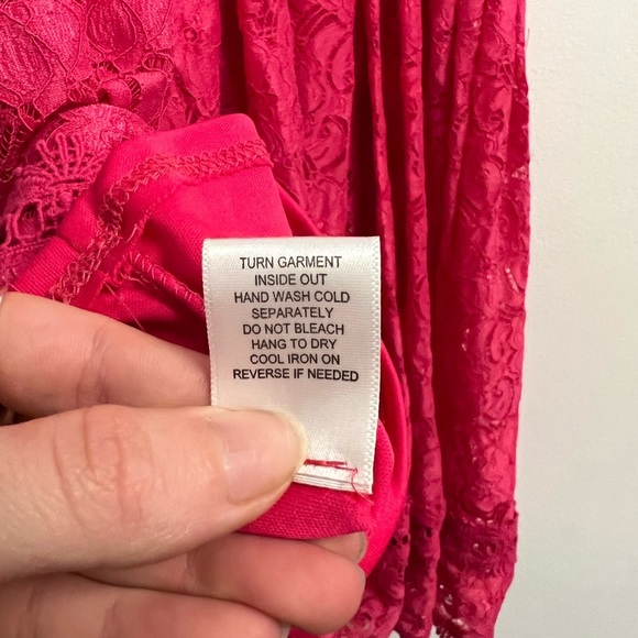 NSR - Napean Sea Rd - Pink lace spaghetti strap sundress - Size M - Picture 8 of 16